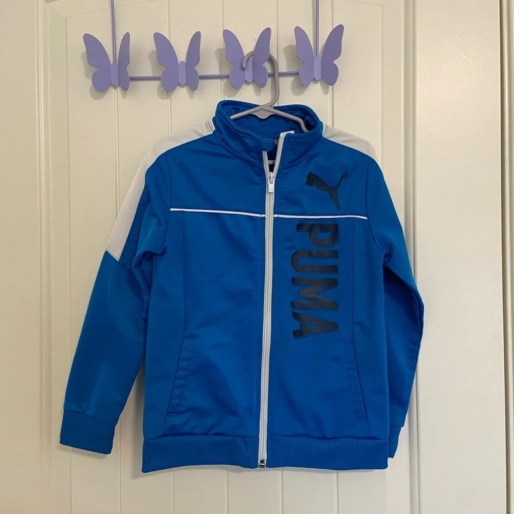 EUC | Puma boy’s zipper athletic jacket — size 5